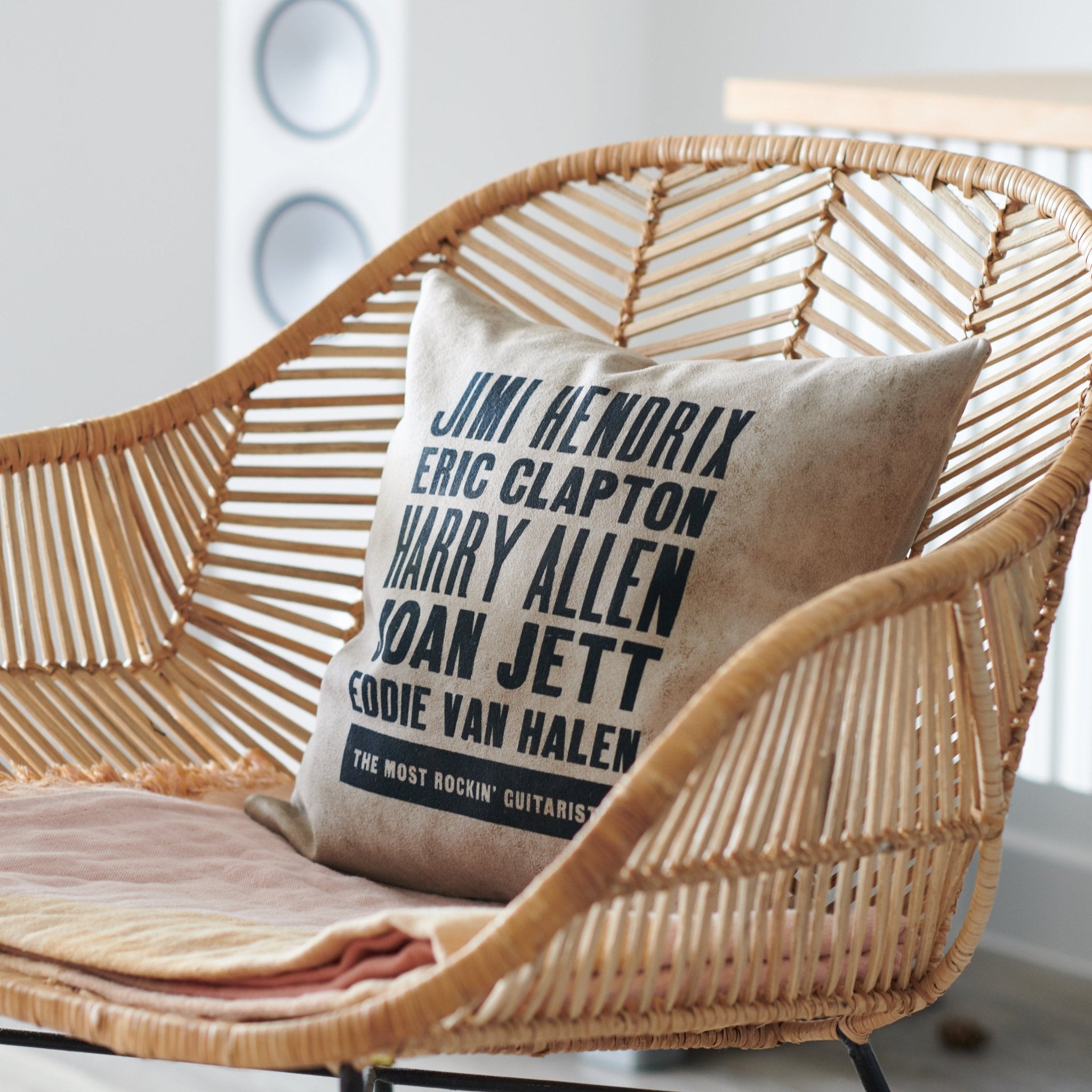 Oakdene Designs Cushions Personalised 'Rocking Guitarists' Music Cushion