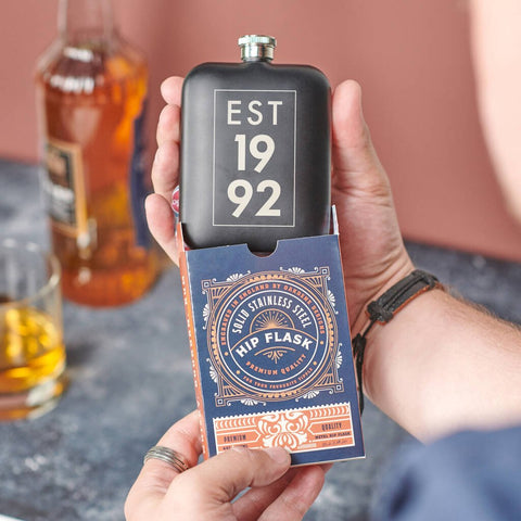 Oakdene Designs Food / Drink Personalised 30th Birthday Year Hip Flask