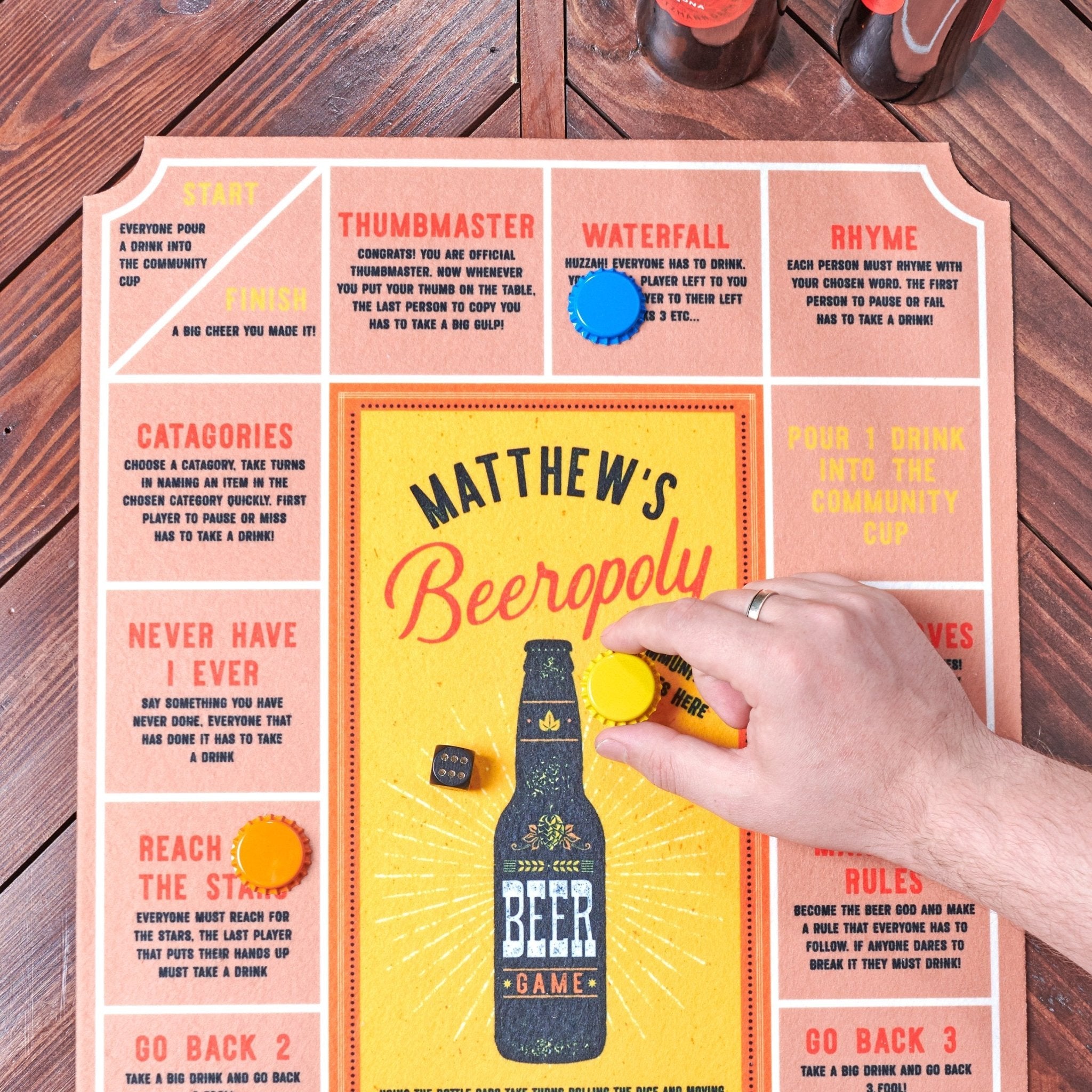 Oakdene Designs Food / Drink Personalised Beeropoly Beer Board Game