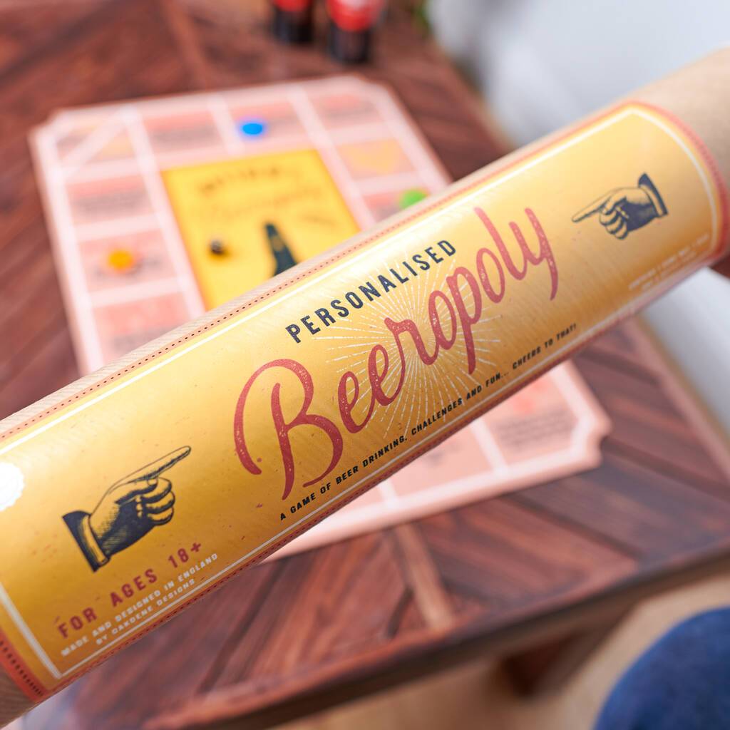 Oakdene Designs Food / Drink Personalised Beeropoly Beer Board Game