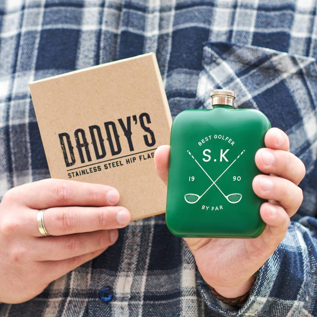 Oakdene Designs Food / Drink Personalised Best Golfer Hip Flask