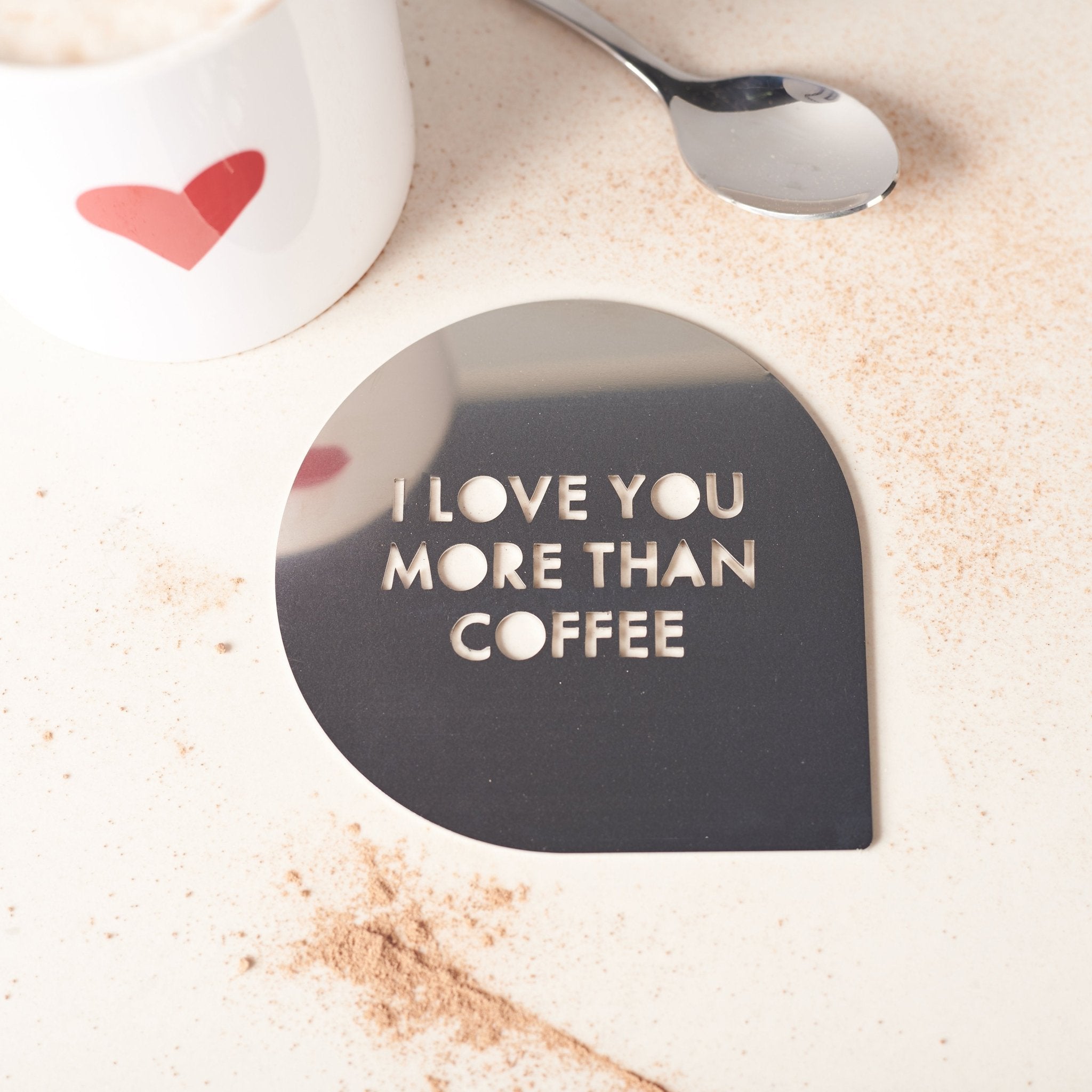 Oakdene Designs Food / Drink Personalised Couples Coffee Stencil