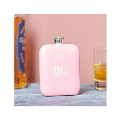 Oakdene Designs Food / Drink Personalised Football Shirt Hip Flask