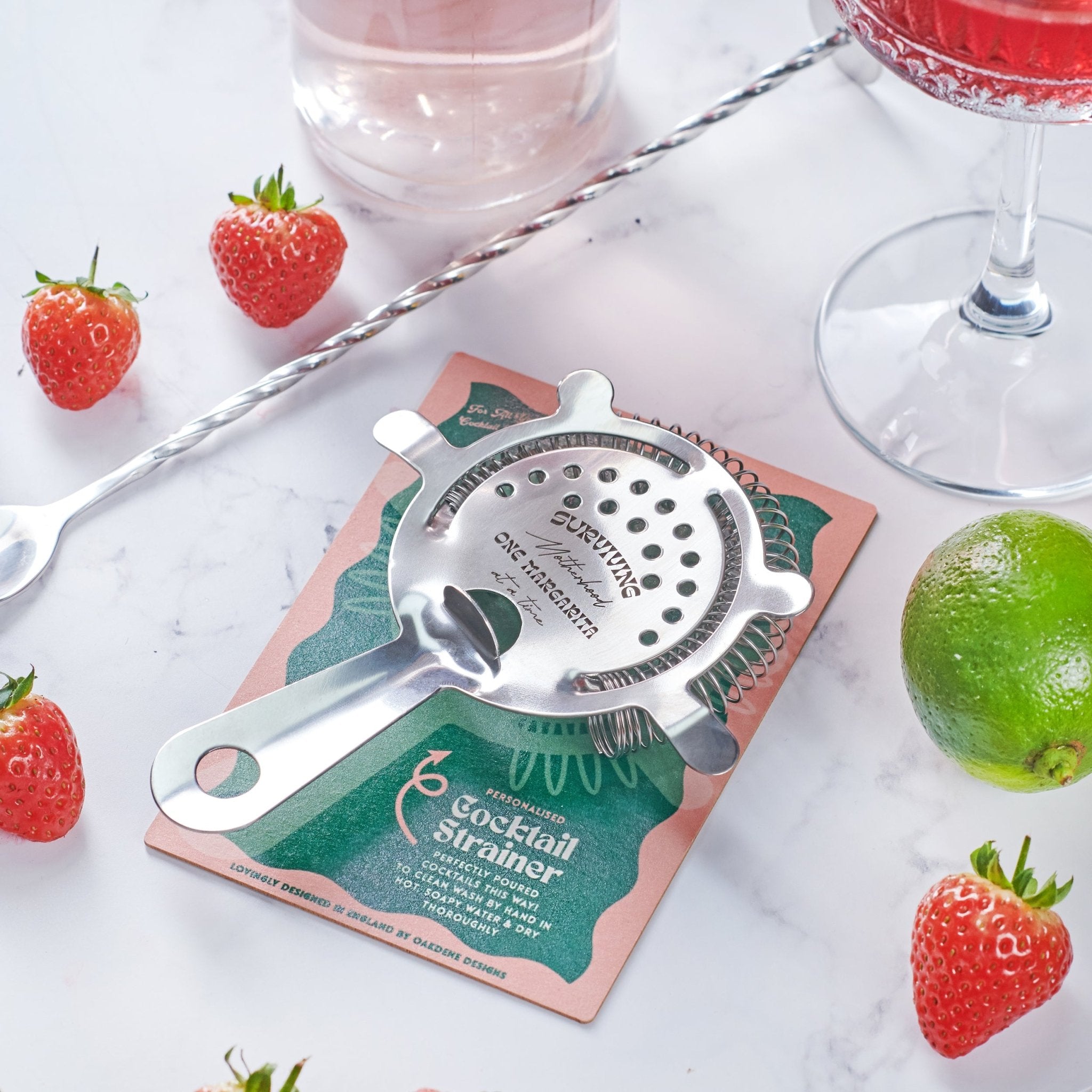 Oakdene Designs Food / Drink Personalised Funny Motherhood Cocktail Pourer