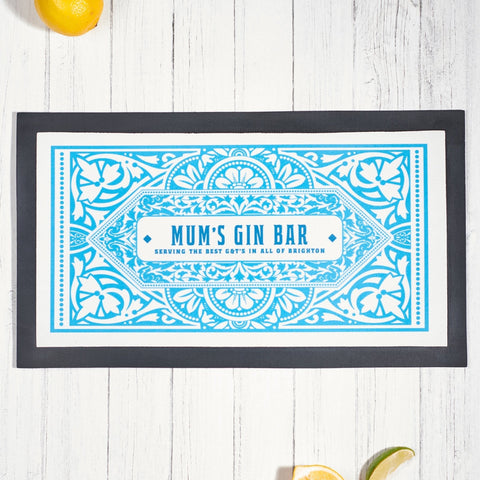 Oakdene Designs Food / Drink Personalised Gin Bar Runner