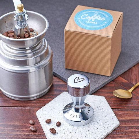 Oakdene Designs Food / Drink Personalised I Love You A Latte Coffee Tamper