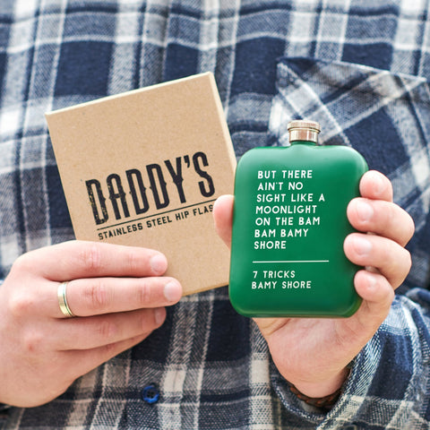 Oakdene Designs Food / Drink Personalised Song Lyric Hip Flask