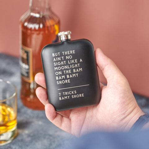 Oakdene Designs Food / Drink Personalised Song Lyric Hip Flask