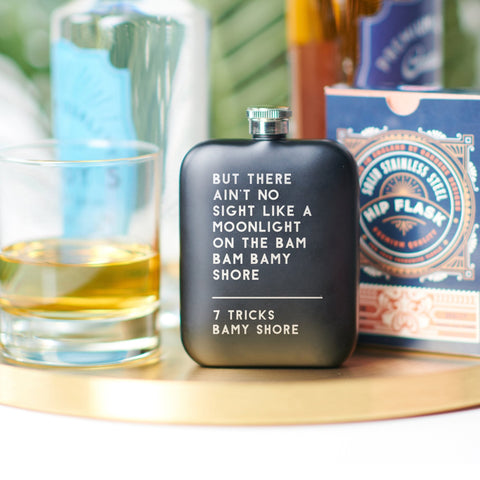 Oakdene Designs Food / Drink Personalised Song Lyric Hip Flask