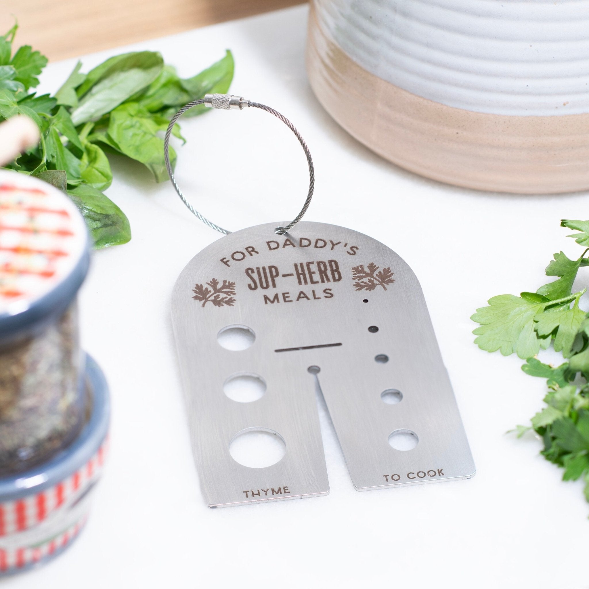 Oakdene Designs Food / Drink Personalised Stainless Steel Kitchen Herb Stripper