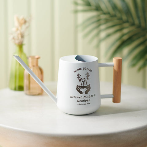 Oakdene Designs Garden Personalised 'Helping Me Grow' Home Indoor Watering Can