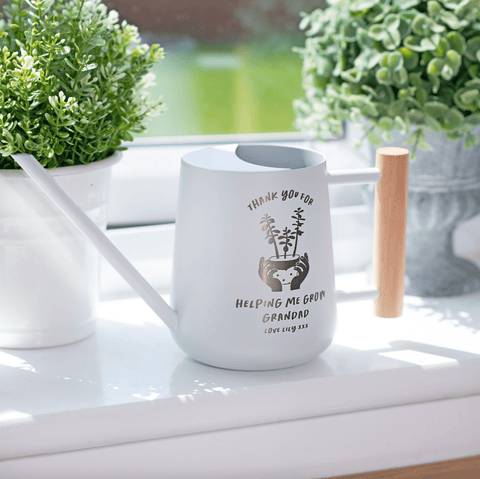 Oakdene Designs Garden Personalised 'Helping Me Grow' Home Indoor Watering Can