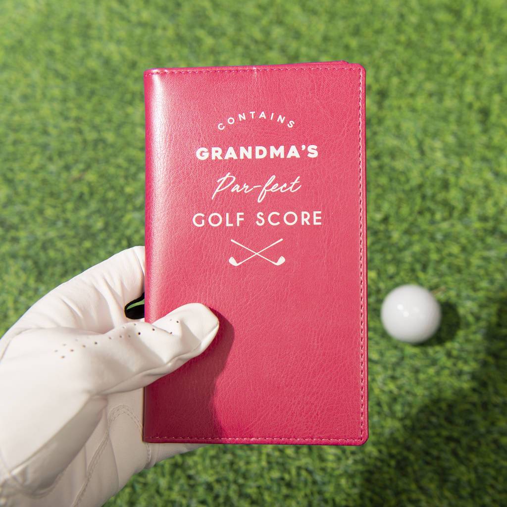 Oakdene Designs Golf Accessories Personalised Golf Score Card Holder