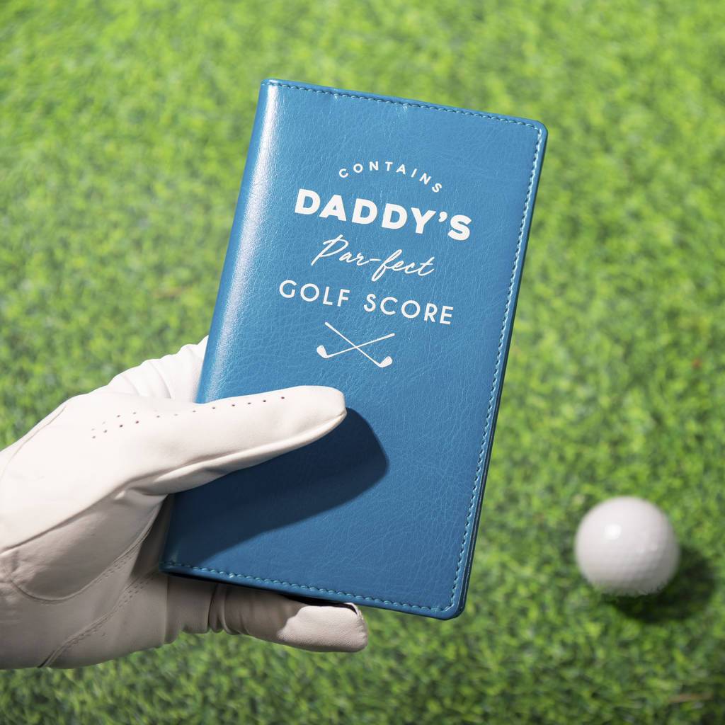 Oakdene Designs Golf Accessories Personalised Golf Score Card Holder