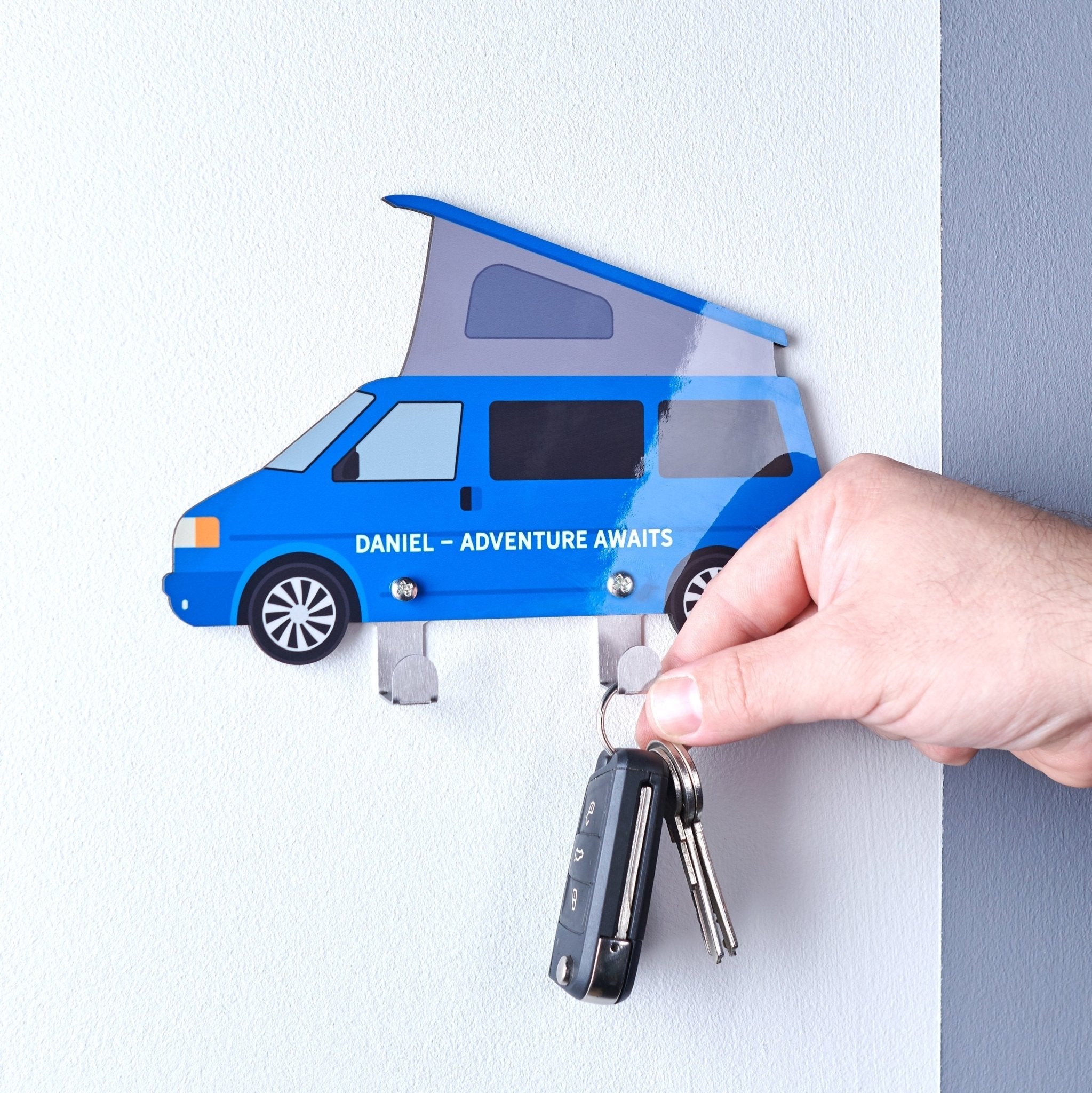 Oakdene Designs Home Decor Personalised Camper Van Key Hook