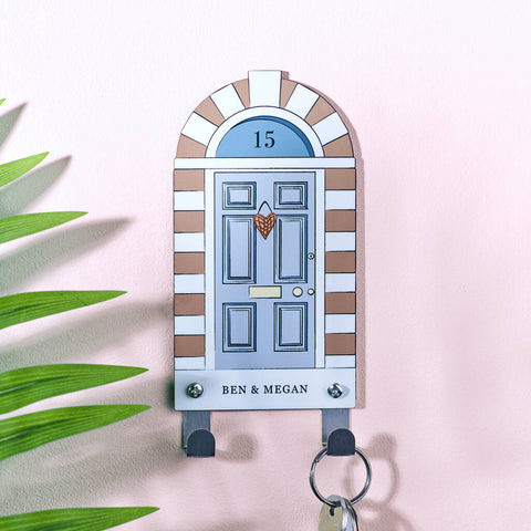 Oakdene Designs Home Decor Personalised Couples Front Door Key Hook