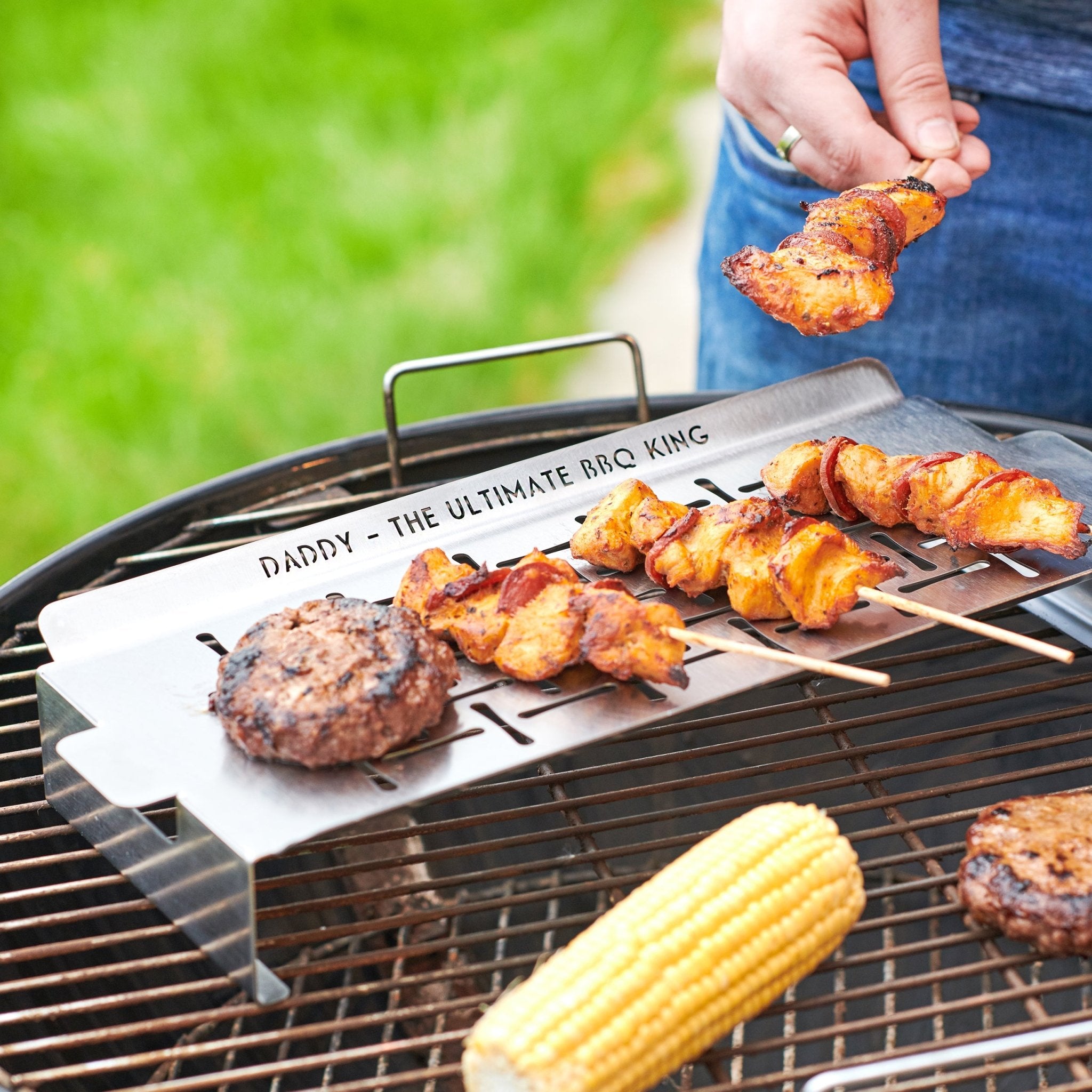 Oakdene Designs Home Decor Personalised Metal BBQ Warming Rack