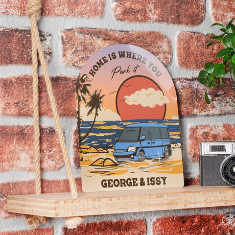 Oakdene Designs Home Decor Personalised Motorhome/Campervan Adventure Sign