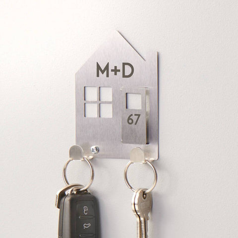 Oakdene Designs Home Decor Personalised New Home Couples Key Holder