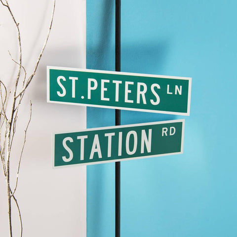 Oakdene Designs Home Decor Personalised New York Metal Street Sign