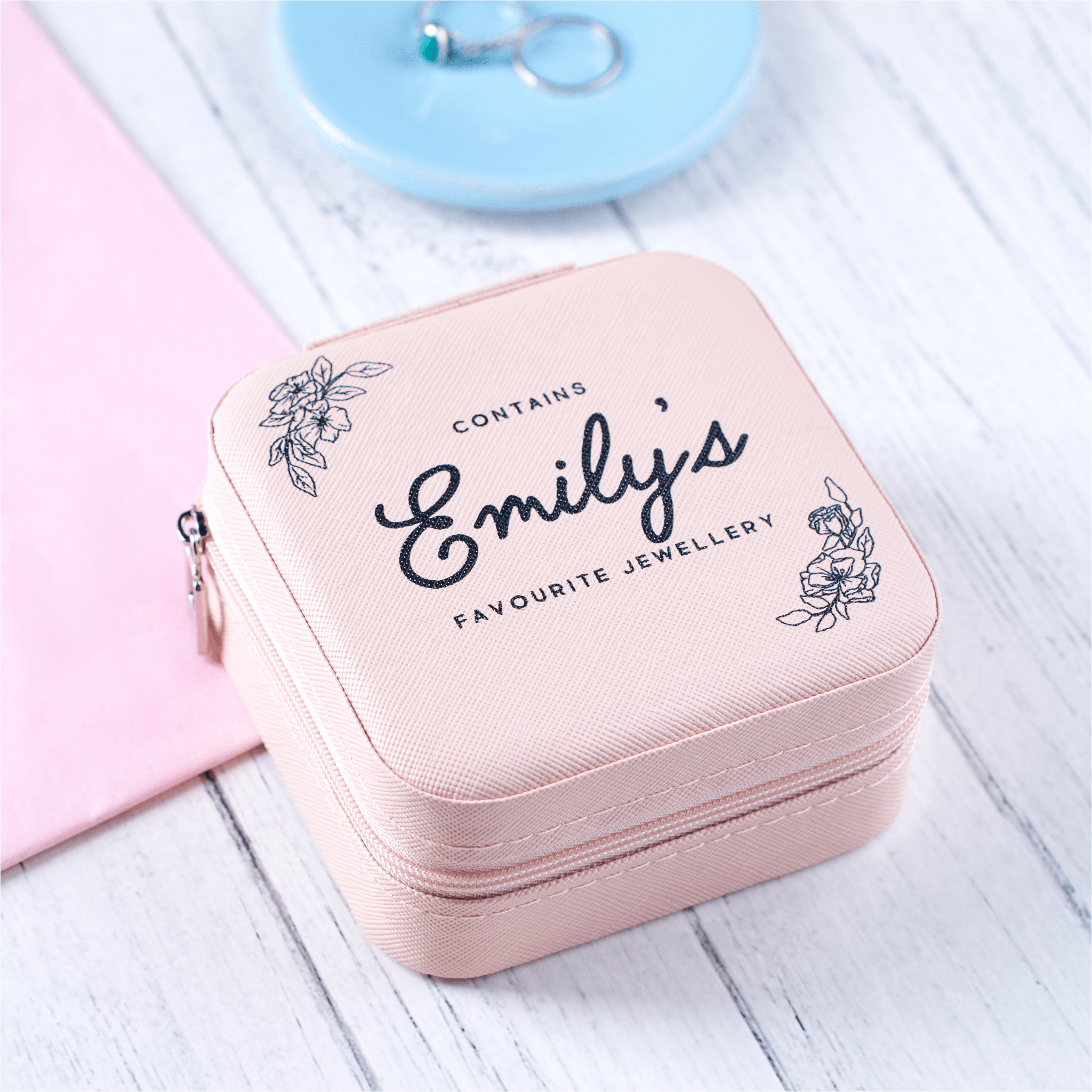 Oakdene Designs Home Decor Personalised Travel Jewellery Case