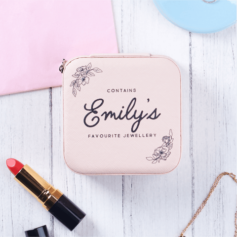 Oakdene Designs Home Decor Personalised Travel Jewellery Case