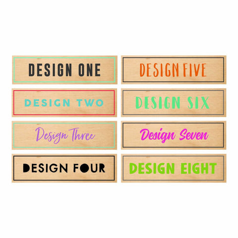 Oakdene Designs Home Decor Personalised Wooden Room Name Sign