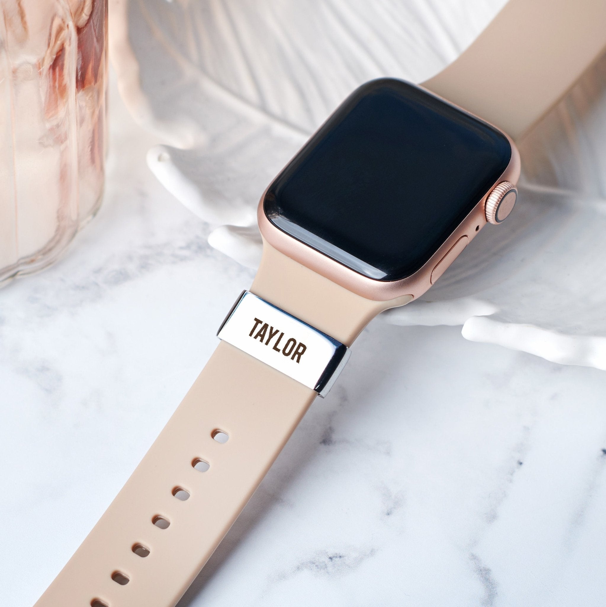 Oakdene Designs Jewellery Personalised Name Apple Watch Charm