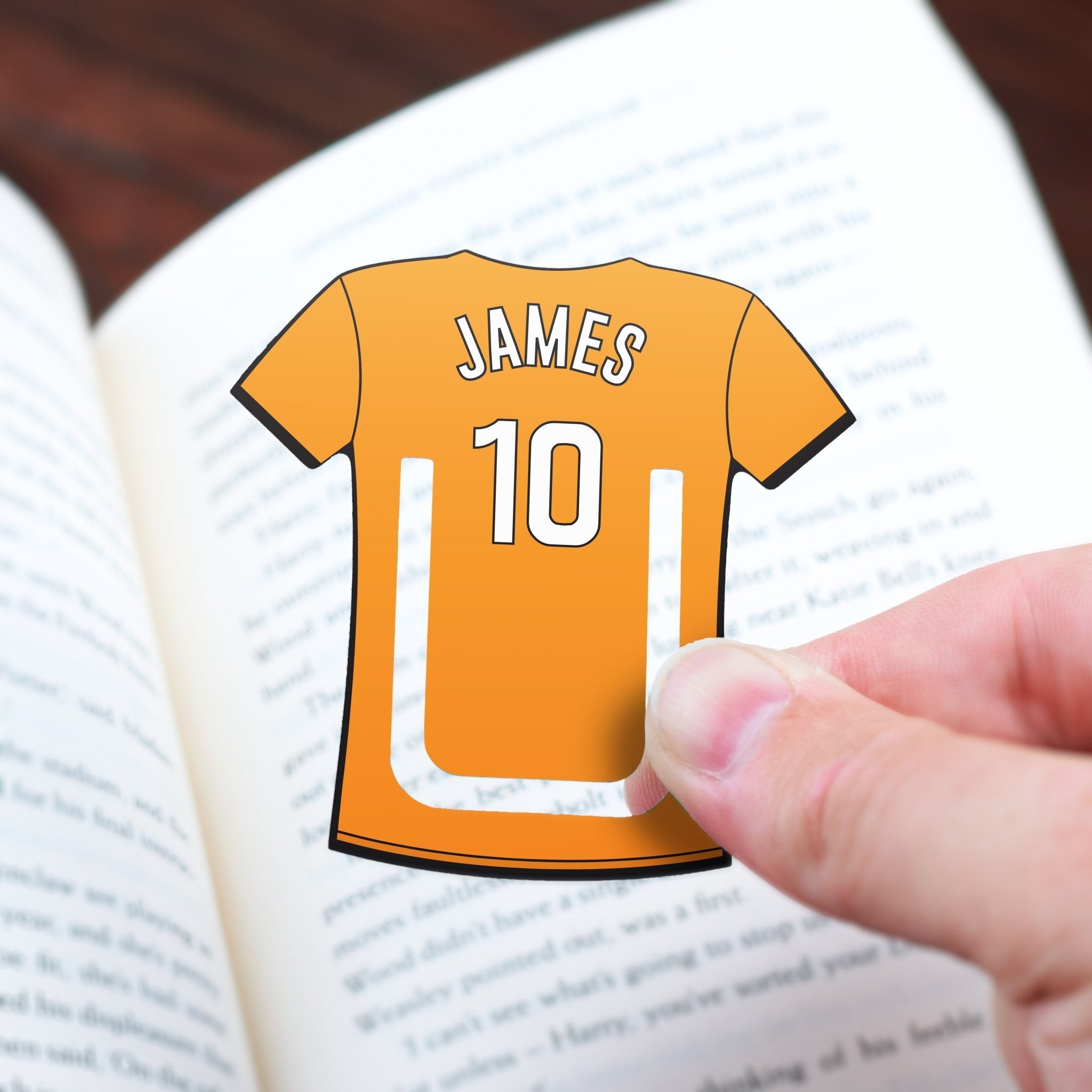 Oakdene Designs Keepsakes & Tokens Personalised Football Team Mini Bookmark