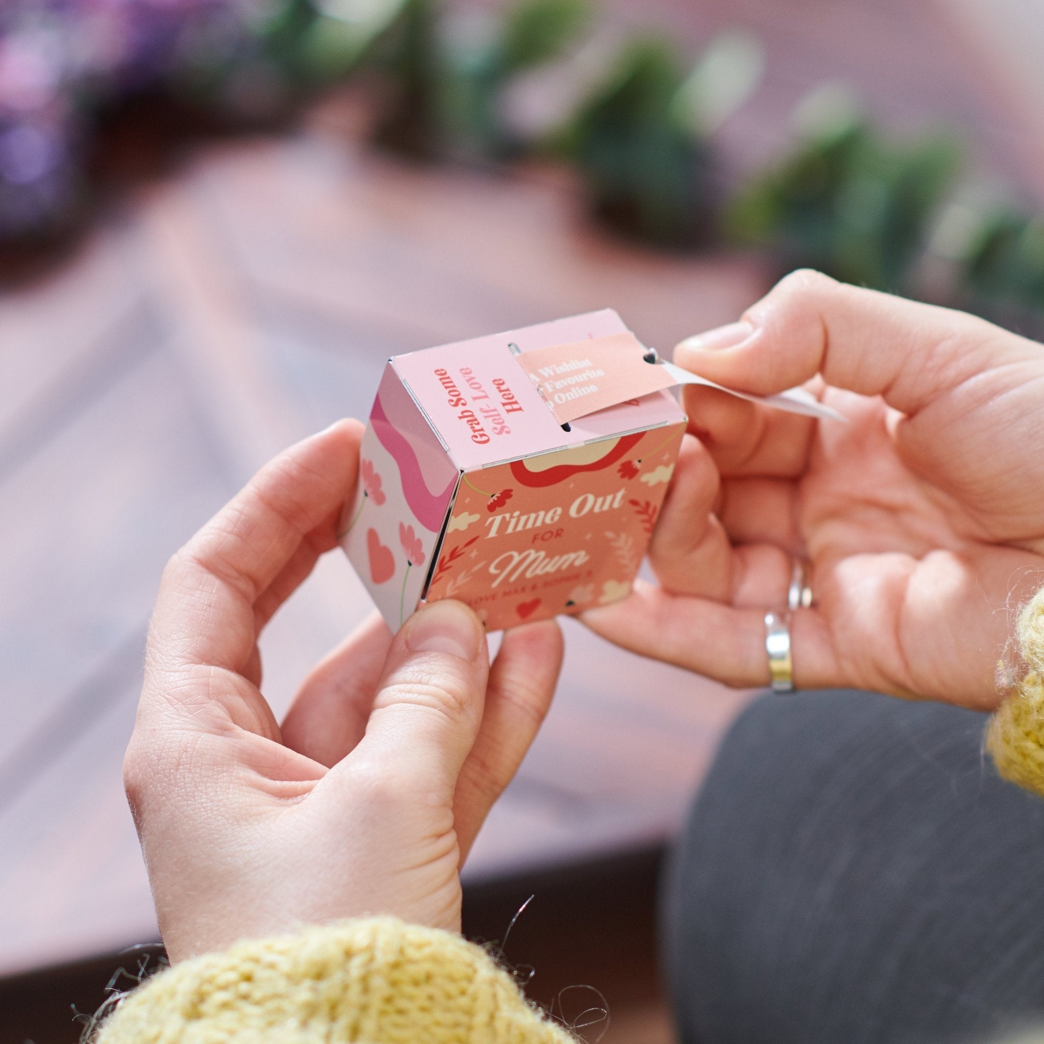 Oakdene Designs Keepsakes & Tokens Personalised 'Time Out For Mum' Ticket Dispenser