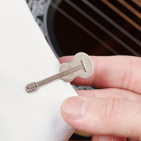 Oakdene Designs Keyrings Fun Guitar Tie Clip