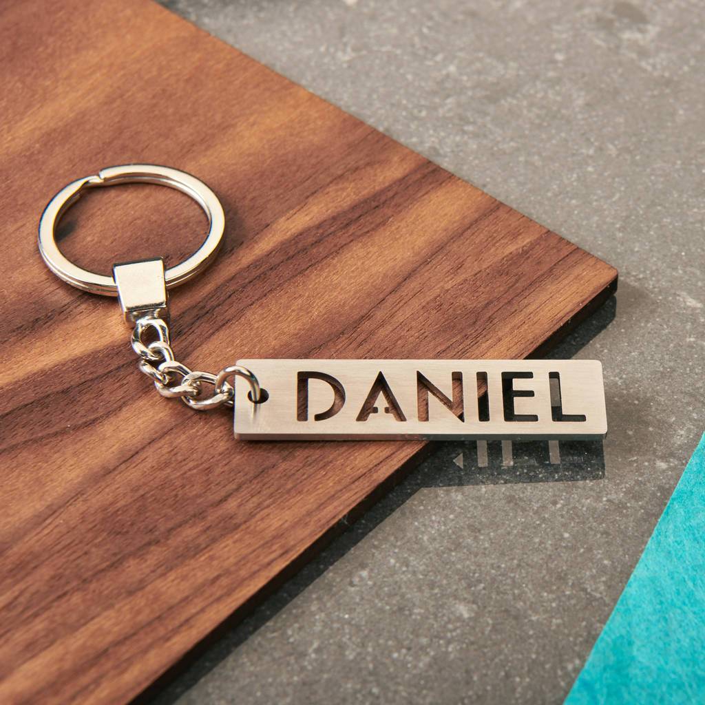 Oakdene Designs Keyrings Personalised Name Keyring