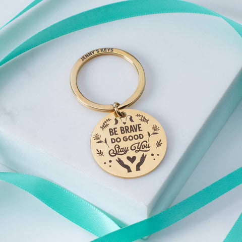 Oakdene Designs Keyrings Personalised 'Stay You' Metal Keyring