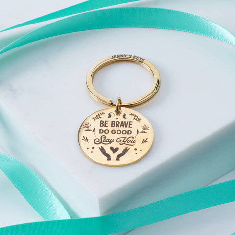 Oakdene Designs Keyrings Personalised 'Stay You' Metal Keyring