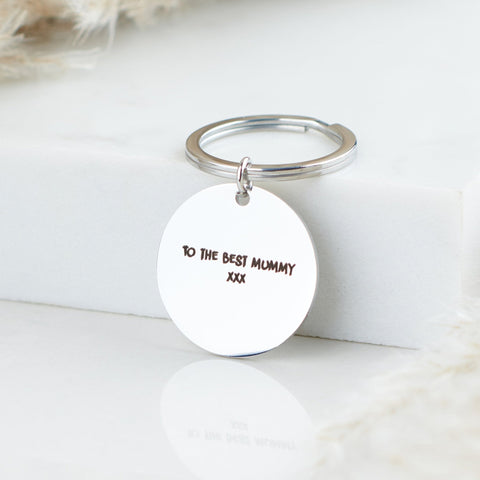 Oakdene Designs Keyrings Personalised Supermum Keyring