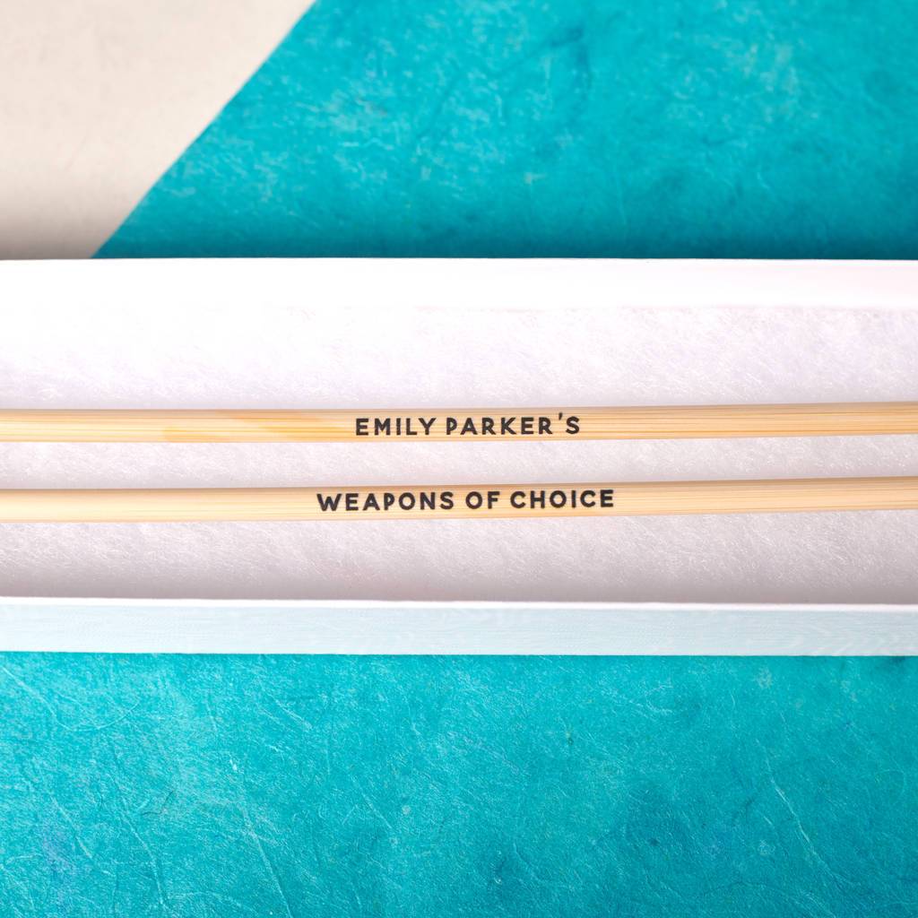 Oakdene Designs Knitting Needle Personalised Knitting Needles With Box