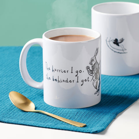 Oakdene Designs Mugs Alice In Wonderland 'The Hurrier I Go' Mug