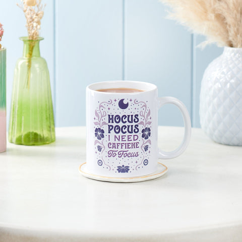 Oakdene Designs Mugs Funny Hocus Pocus Caffeine Mug