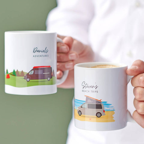 Oakdene Designs Mugs Personalised Camper Van Mug