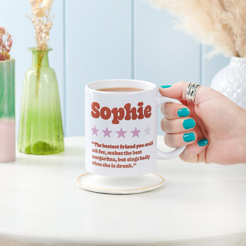 Oakdene Designs Mugs Personalised Name Review Funny Mug