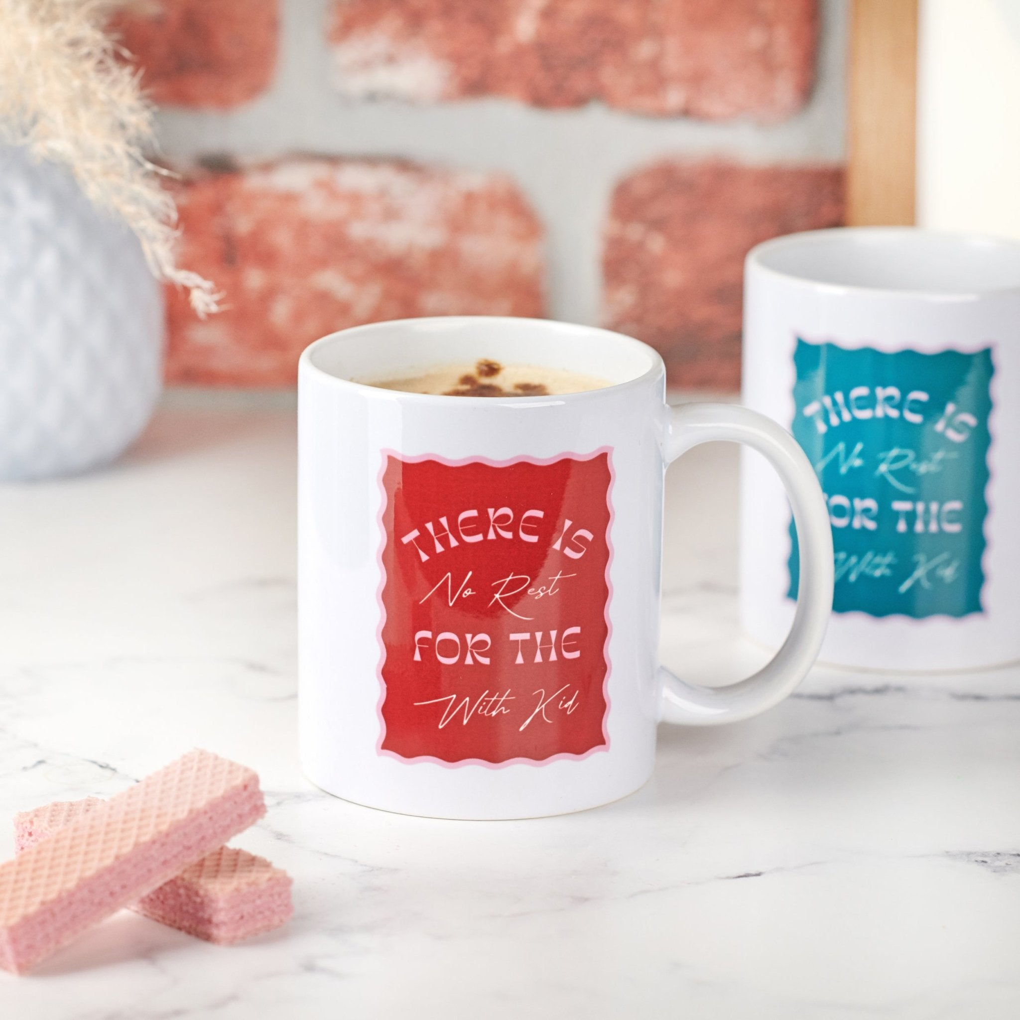 Oakdene Designs Mugs Personalised 'No Rest For The With Kid' Mug