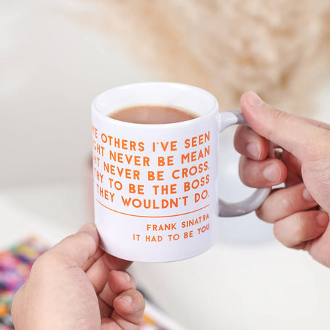 Oakdene Designs Mugs Personalised Song Lyric Mug