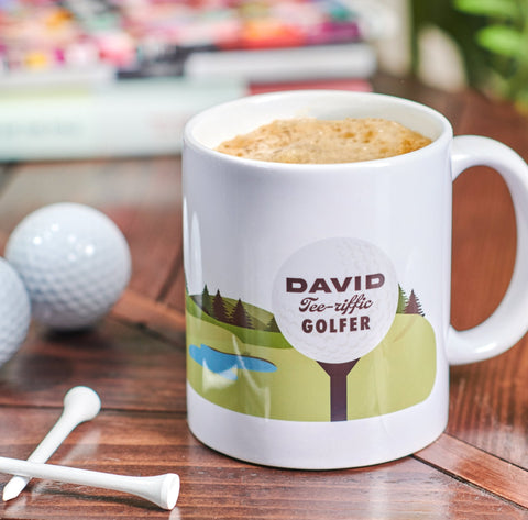 Oakdene Designs Mugs Personalised Tee-riffic Golfer Mug