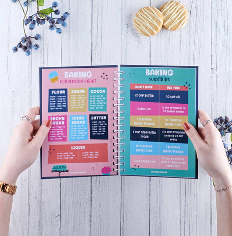 Oakdene Designs Notebooks Personalised Baking Recipe Notebook