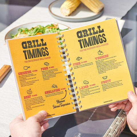 Oakdene Designs Notebooks Personalised BBQ Recipe Notebook