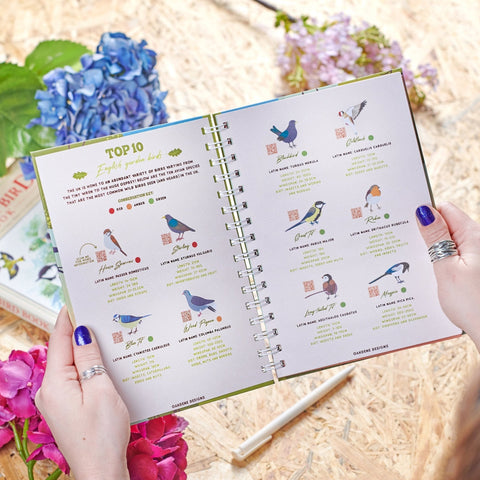 Oakdene Designs Notebooks Personalised Bird Watching Journal Notebook