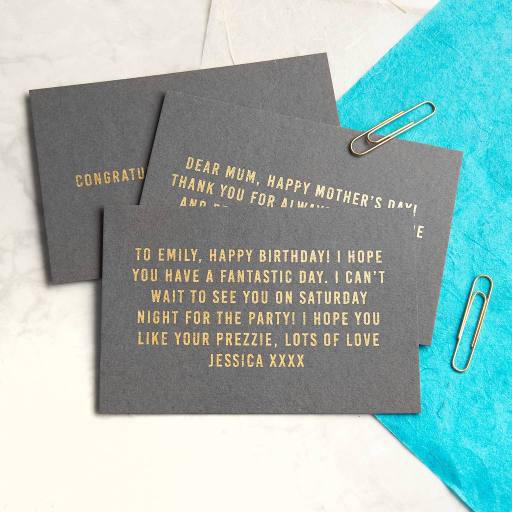 Oakdene Designs Notebooks Personalised Cocktail Pocket Notebook