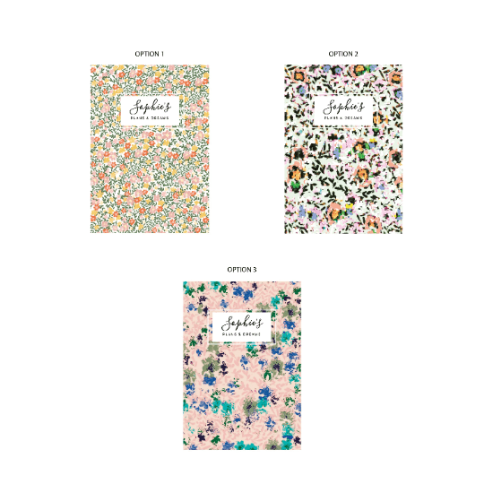 Oakdene Designs Notebooks Personalised Ditsy Floral Notebook