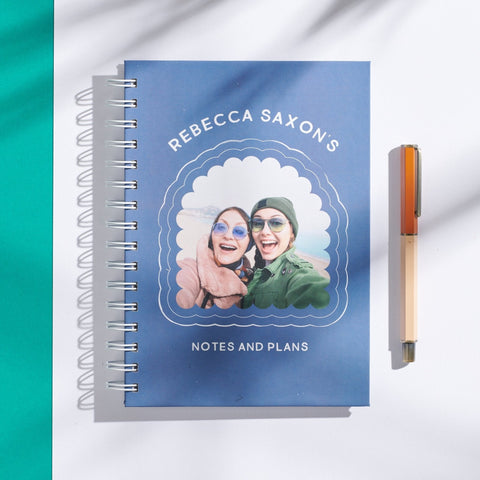 Oakdene Designs Notebooks Personalised Pastel Photo Notebook