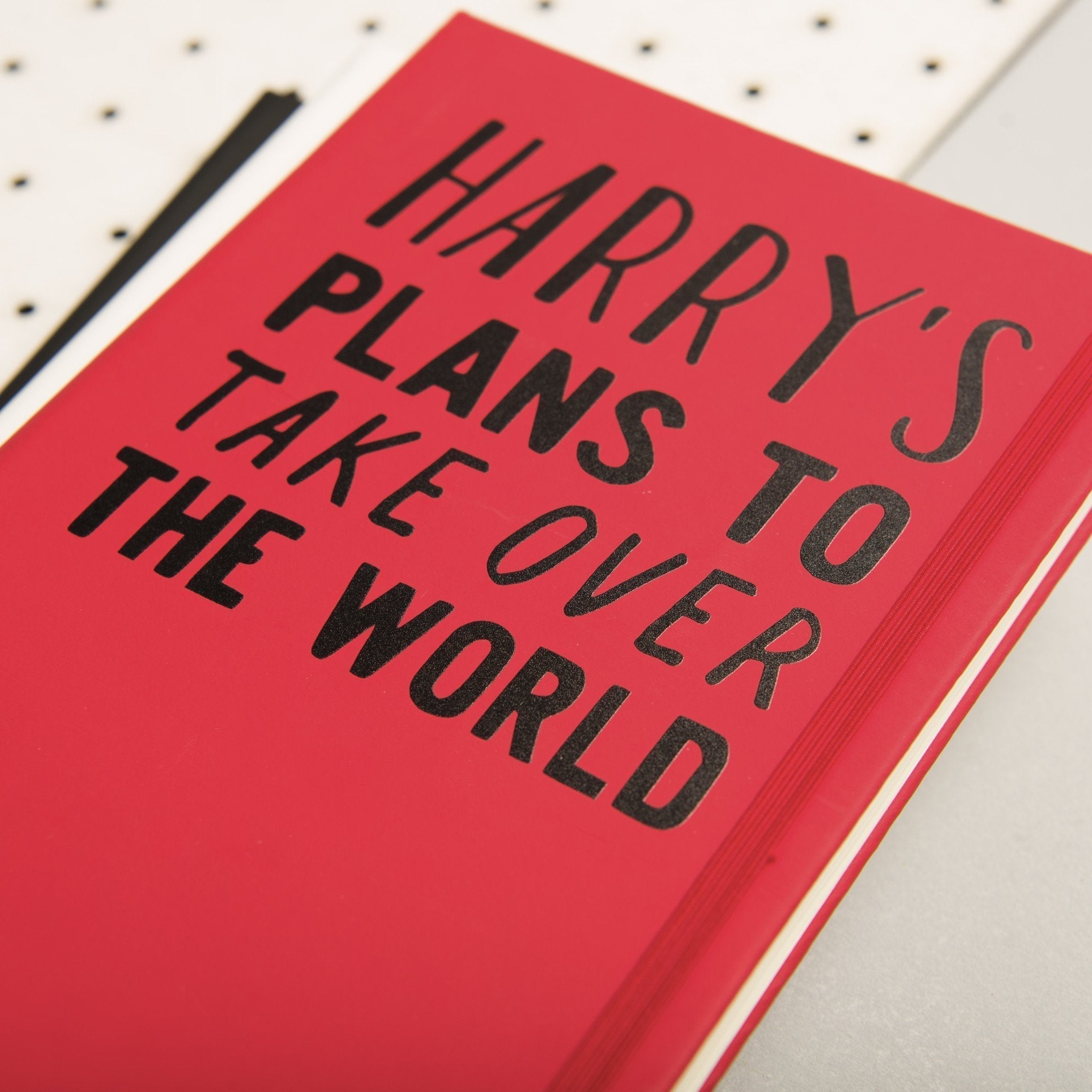 Oakdene Designs Notebooks Personalised Plans To Take Over The World Notebook